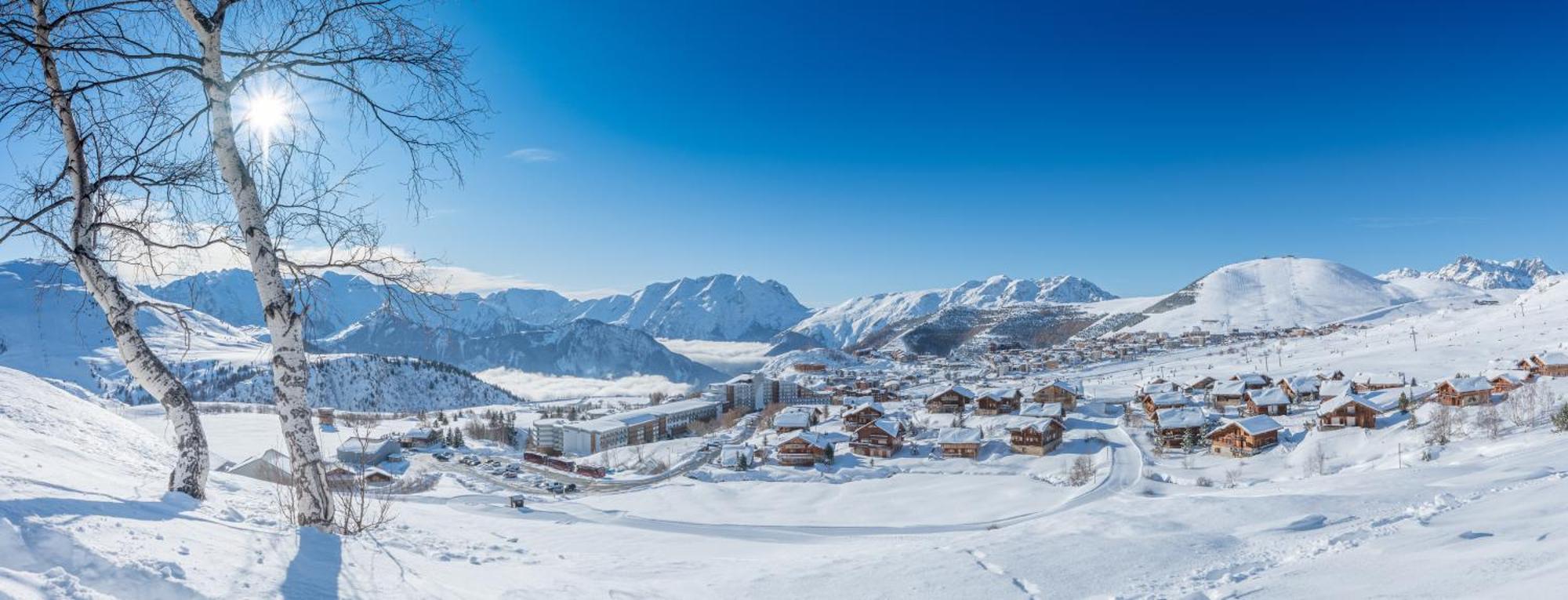 Chalet Alpe D'Huez 1850-Sea And Mountain Pleasure Avec 2 Appartements- 1 Appartement 3 Chambres 8 Couchages - 3 Salles D'Eau Et 1 Appartement 5 Chambres 12 Couchages 5 Salles D'Eau - Jacuzzi Et Sauna -Pieds Des Pistes Et Centre Kültér fotó