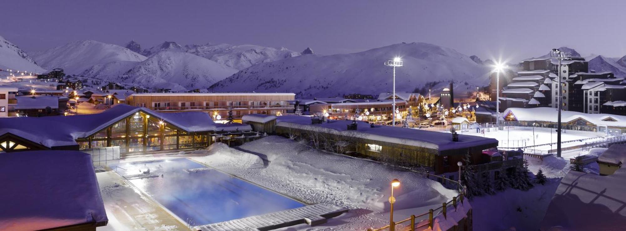Chalet Alpe D'Huez 1850-Sea And Mountain Pleasure Avec 2 Appartements- 1 Appartement 3 Chambres 8 Couchages - 3 Salles D'Eau Et 1 Appartement 5 Chambres 12 Couchages 5 Salles D'Eau - Jacuzzi Et Sauna -Pieds Des Pistes Et Centre Kültér fotó