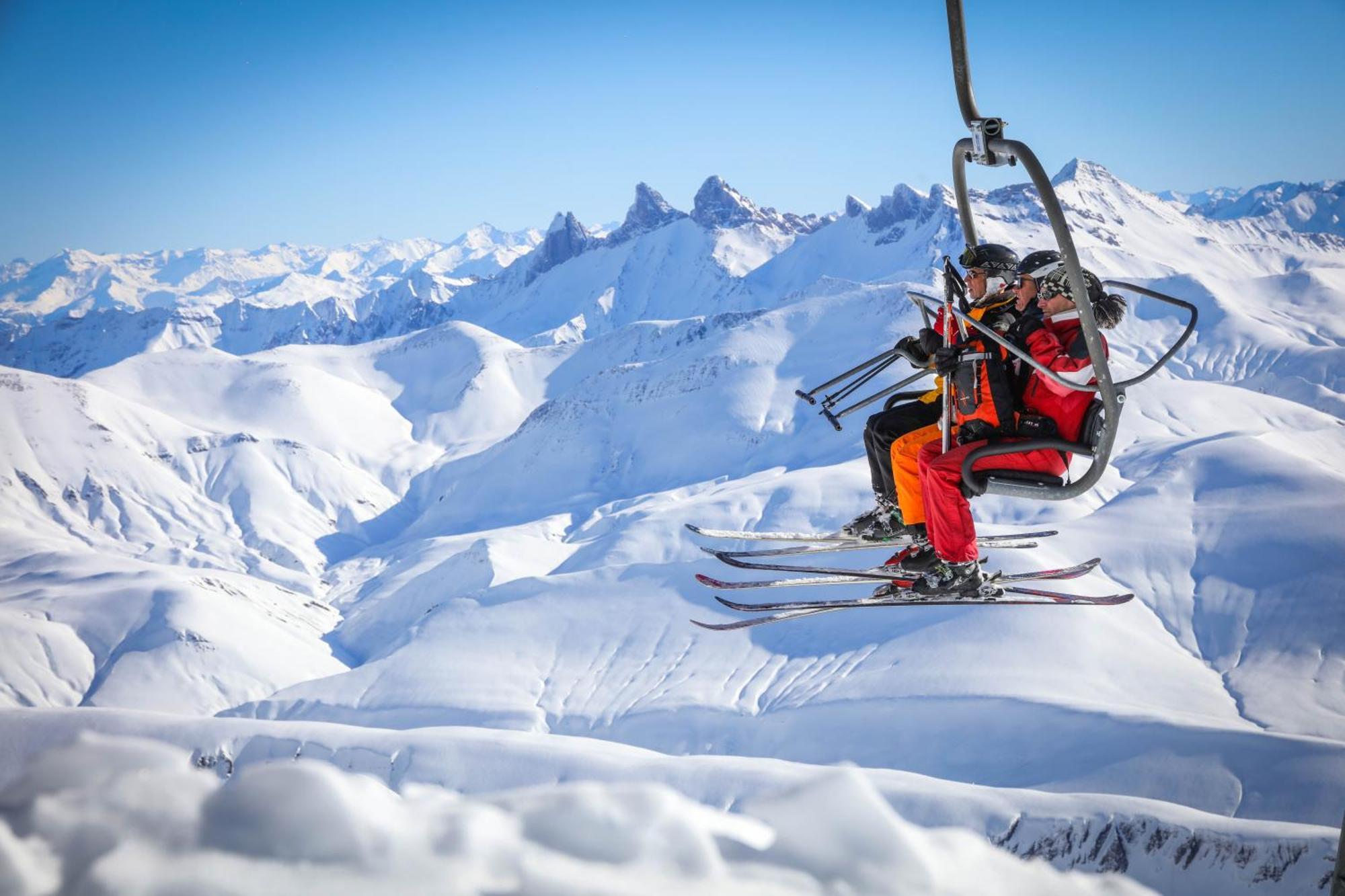 Chalet Alpe D'Huez 1850-Sea And Mountain Pleasure Avec 2 Appartements- 1 Appartement 3 Chambres 8 Couchages - 3 Salles D'Eau Et 1 Appartement 5 Chambres 12 Couchages 5 Salles D'Eau - Jacuzzi Et Sauna -Pieds Des Pistes Et Centre Kültér fotó